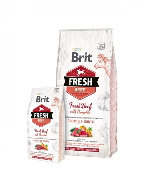 Balkabağı ve Sığır Etli Brit Fresh Yavru Köpeklerin Favori Maması