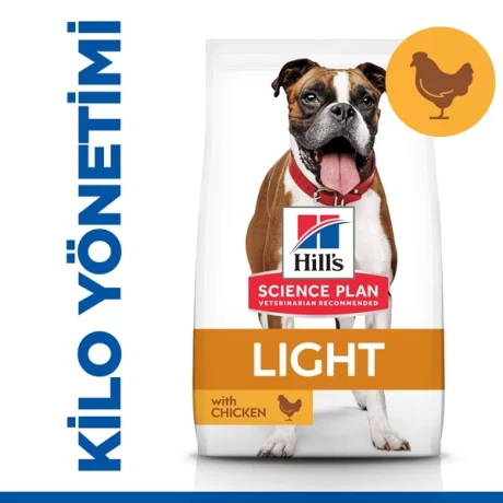 Hills Light Orta Irk Tavuklu Diyet Kuru Köpek Maması