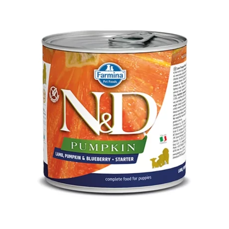 N&D Pumpkin Balkabaklı Kuzu Etli Anne ve Yavru Konserve Yaş Köpek Maması