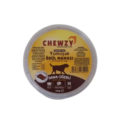 Chewzy Ciğerli Yumuşak 130 Gr Köpek Ödül Maması