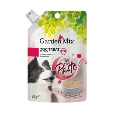 Garden Mix 80 Gr Kuzu Etli Ezme Sıvı Köpek Ödül Maması 